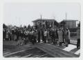 Photograph: [Photograph of Crowd at Campus Center Ribbon Cutting]