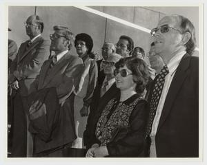 [Photograph of Crowd at Campus Center Ribbon Cutting]