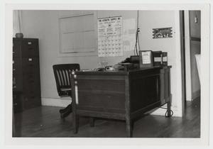 [Photograph of Office in Old Indian Gym]