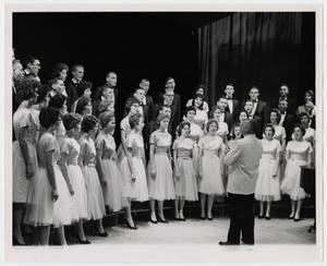[Photograph of McMurry College Chanters]