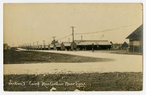 [Postcard of Camp MacArthur Mess Halls]