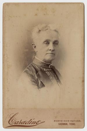 [Portrait of Mrs. M. L. Nash]