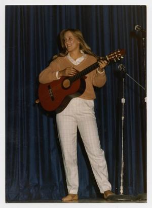 [Photograph of Cammie Petree Playing Guitar]