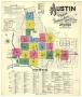 Map: Austin 1894 Key