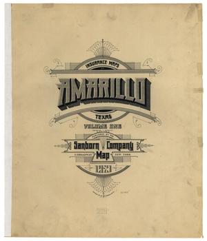Amarillo 1921 Title Page