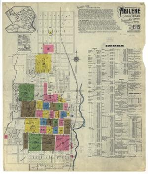 Abilene 1919 Sheet 1