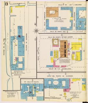 Primary view of object titled 'Mexico City 1905 Sheet 13'.