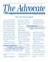Thumbnail image of item number 1 in: 'The Advocate, Volume 13, Issue 3, July-September 2008'.