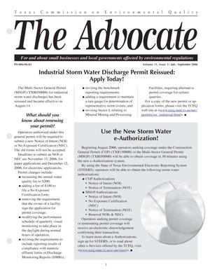 The Advocate, Volume 11, Issue 3, July-September 2006