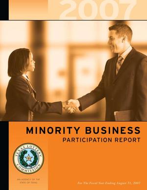 Texas Lottery Minority Business Participation Report: 2007