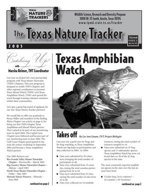 The Texas Nature Tracker, 2005