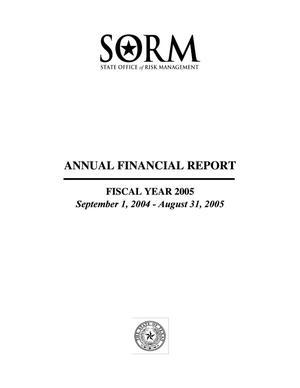Primary view of object titled 'Texas State of Office Risk Management Annual Financial Report: 2005'.