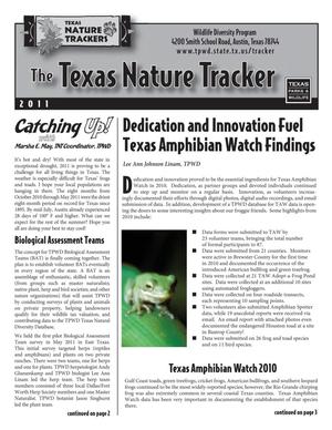 The Texas Nature Tracker, 2011