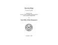 Primary view of Texas State Office of Risk Management Operating Budget: 2006