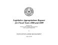 Primary view of Texas State Office of Risk Management Requests for Legislative Appropriations: Fiscal Years 2008 and 2009