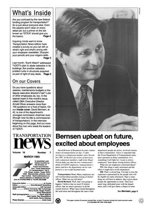Transportation News, Volume 18, Number 7, March 1993