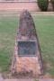 Primary view of Western Cattle Trail Monument, Coleman County