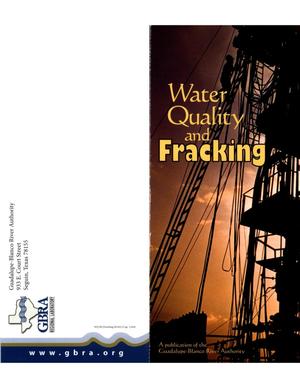 Water Quality and Fracking