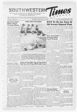 Southwestern Times (Houston, Tex.), Vol. 6, No. 44, Ed. 1 Thursday, July 27, 1950