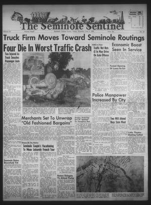 Primary view of object titled 'The Seminole Sentinel (Seminole, Tex.), Vol. 52, No. 28, Ed. 1 Thursday, June 4, 1959'.