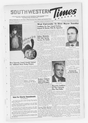 Southwestern Times (Houston, Tex.), Vol. 5, No. 6, Ed. 1 Thursday, October 28, 1948