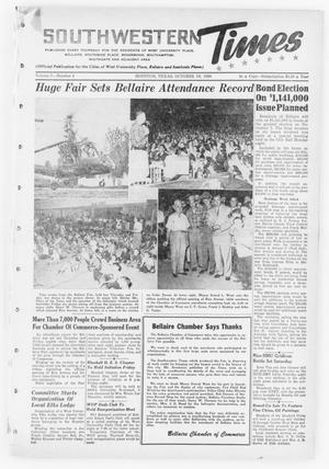 Southwestern Times (Houston, Tex.), Vol. 7, No. 4, Ed. 1 Thursday, October 19, 1950