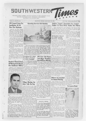 Southwestern Times (Houston, Tex.), Vol. 6, No. 18, Ed. 1 Thursday, January 26, 1950