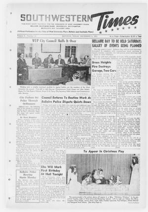 Southwestern Times (Houston, Tex.), Vol. 8, No. 11, Ed. 1 Thursday, December 6, 1951