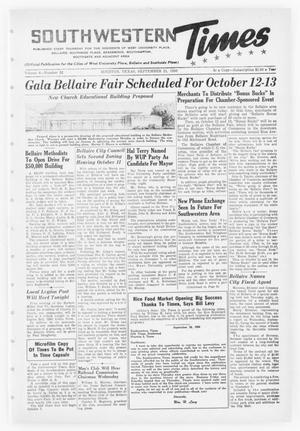 Southwestern Times (Houston, Tex.), Vol. 6, No. 52, Ed. 1 Thursday, September 21, 1950
