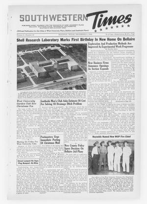 Southwestern Times (Houston, Tex.), Vol. 5, No. 12, Ed. 1 Thursday, December 9, 1948