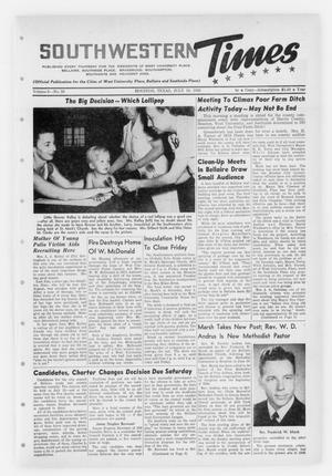 Southwestern Times (Houston, Tex.), Vol. 8, No. 38, Ed. 1 Thursday, July 10, 1952