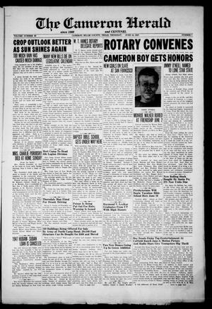 The Cameron Herald and Centinel (Cameron, Tex.), Vol. 88, No. 7, Ed. 1 Thursday, June 12, 1947