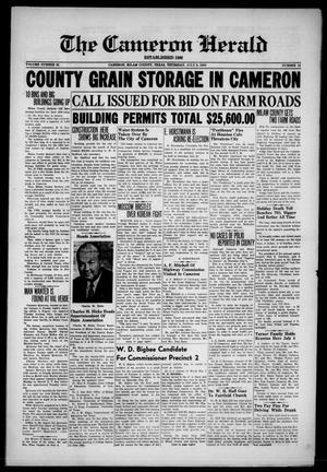 The Cameron Herald (Cameron, Tex.), Vol. 91, No. 12, Ed. 1 Thursday, July 6, 1950