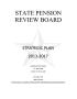 Report: Texas State Pension Review Board Strategic Plan: 2013-2017