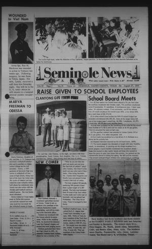 Seminole News (Seminole, Tex.), Vol. 3, No. 21, Ed. 1 Wednesday, August 27, 1969