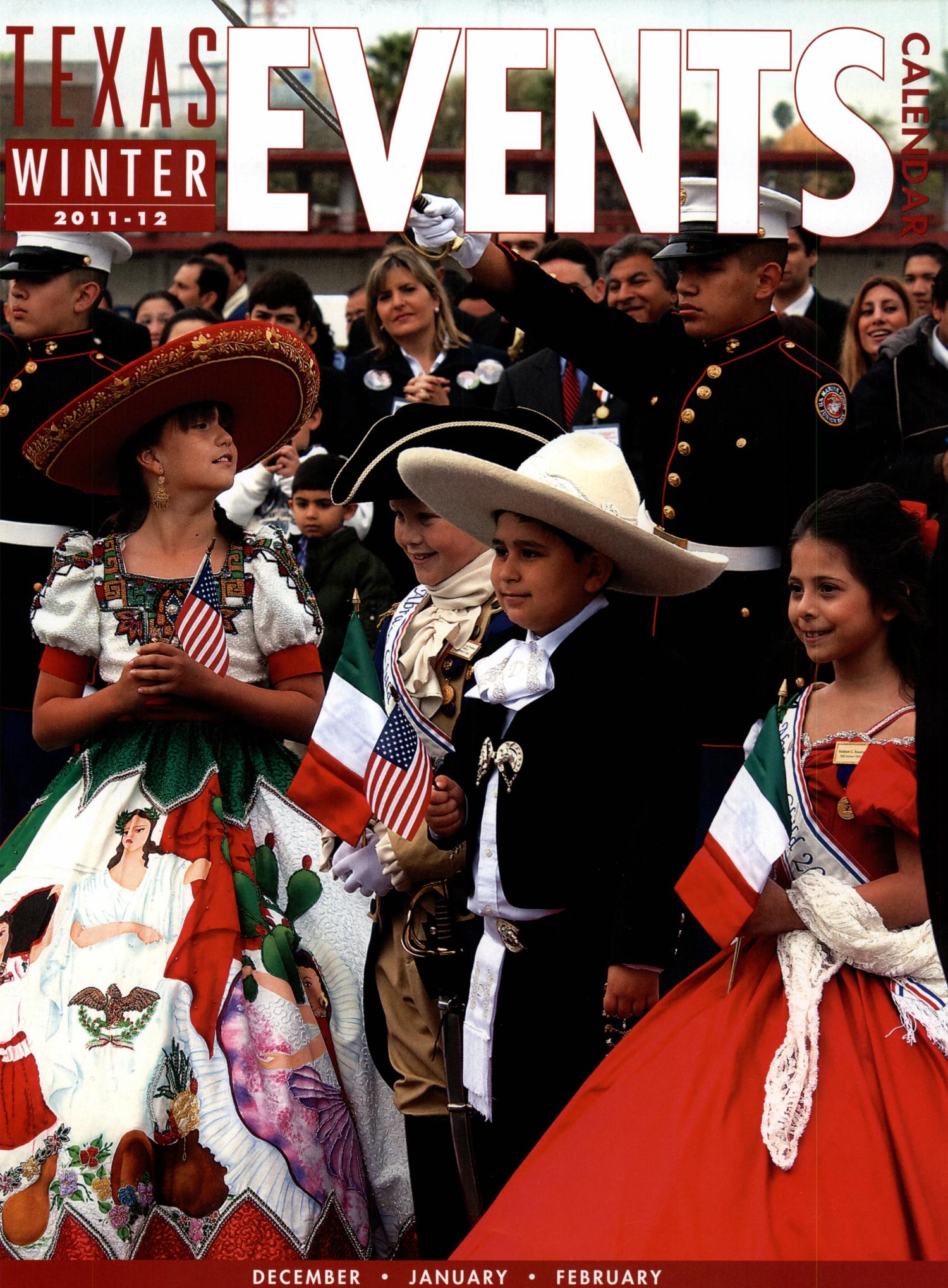 Texas Events Calendar, Winter 2011-2012
                                                
                                                    Front Cover
                                                