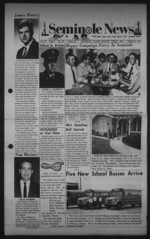 Seminole News (Seminole, Tex.), Vol. 3, No. 18, Ed. 1 Wednesday, August 6, 1969