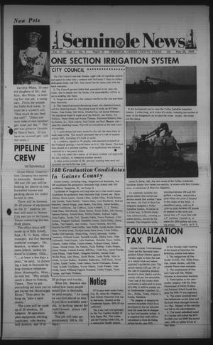 Seminole News (Seminole, Tex.), Vol. 3, No. 8, Ed. 1 Wednesday, May 28, 1969