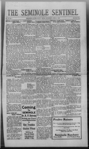 The Seminole Sentinel (Seminole, Tex.), Vol. 24, No. 2, Ed. 1 Thursday, April 10, 1930