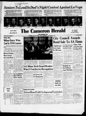The Cameron Herald (Cameron, Tex.), Vol. 98, No. 34, Ed. 1 Thursday, November 21, 1957
