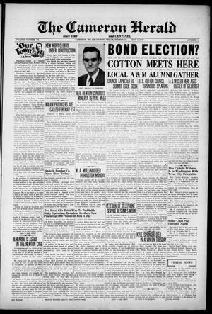 The Cameron Herald and Centinel (Cameron, Tex.), Vol. 88, No. 1, Ed. 1 Thursday, May 1, 1947