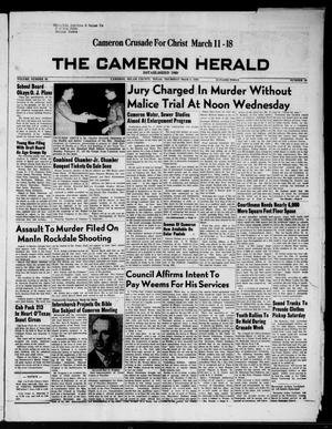 The Cameron Herald (Cameron, Tex.), Vol. 96, No. 49, Ed. 1 Thursday, March 8, 1956
