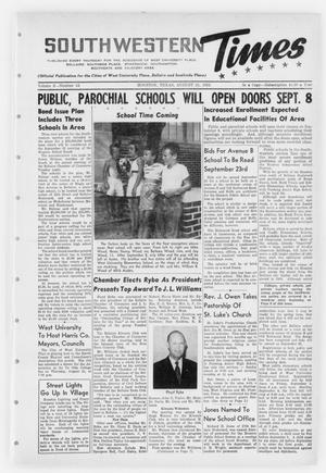 Southwestern Times (Houston, Tex.), Vol. 8, No. 44, Ed. 1 Thursday, August 21, 1952