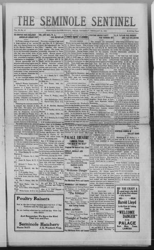 The Seminole Sentinel (Seminole, Tex.), Vol. 23, No. 47, Ed. 1 Thursday, February 20, 1930