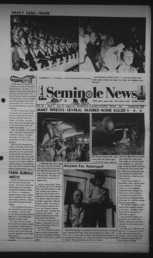 Seminole News (Seminole, Tex.), Vol. 3, No. 27, Ed. 1 Friday, October 10, 1969