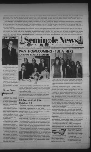Primary view of object titled 'Seminole News (Seminole, Tex.), Vol. 3, No. 28, Ed. 1 Wednesday, October 15, 1969'.