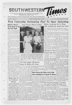 Southwestern Times (Houston, Tex.), Vol. 8, No. 31, Ed. 1 Thursday, May 22, 1952