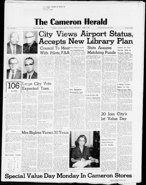 The Cameron Herald (Cameron, Tex.), Vol. 106, No. 2, Ed. 1 Thursday, April 1, 1965