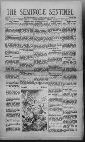 The Seminole Sentinel (Seminole, Tex.), Vol. 25, No. 9, Ed. 1 Thursday, June 4, 1931