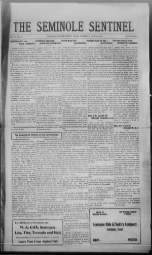 The Seminole Sentinel (Seminole, Tex.), Vol. 18, No. 13, Ed. 1 Thursday, June 19, 1924